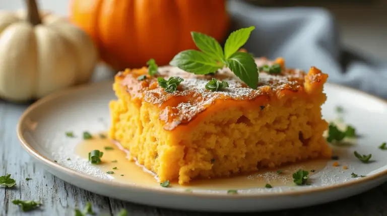 pumpkin cake with yellow cake mix