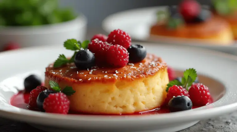 Sunken Berry Almond Cake