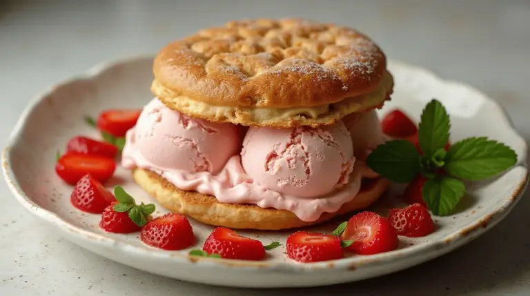 Neapolitan Ice Cream Sandwich